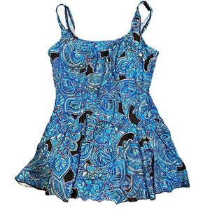 Maxine Of Hollywood Full Skirt One Piece Bathing-suit Size 2XL-3XL